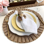 Décoration de table naturelle avec sets jute