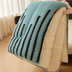 Texture velours double face édredon coton polyester