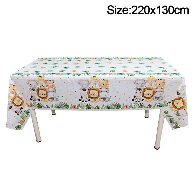 Serviette papier feuilles jungle