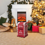 Boîte aux lettres de Noël pour porte d'entrée décorative