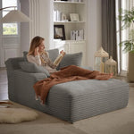 Détail du tissu du canapé modulaire