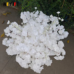 Boule de fleur de cerisier artificielle blanche 30 cm
