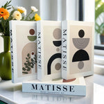 Faux livres blancs pour décoration intérieure élégante