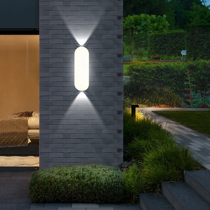 Applique murale LED étanche extérieur aluminium design moderne