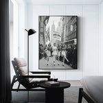Tableau noir et blanc Paris Ombre Interieur