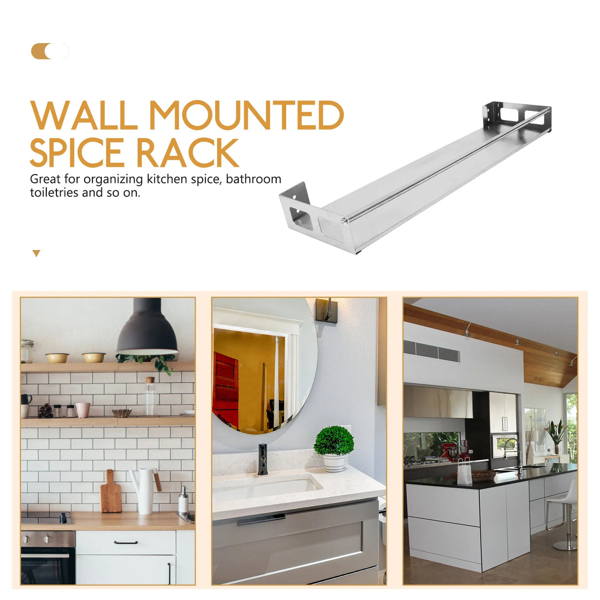 Rangement mural épices cuisine design moderne