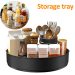 Plateau tournant cuisine acier inoxydable organisateur épices