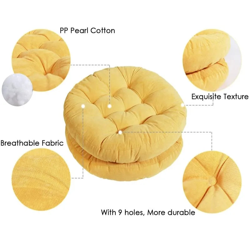 Coussin de sol blanc pour décoration de bureau ou salle de jeux