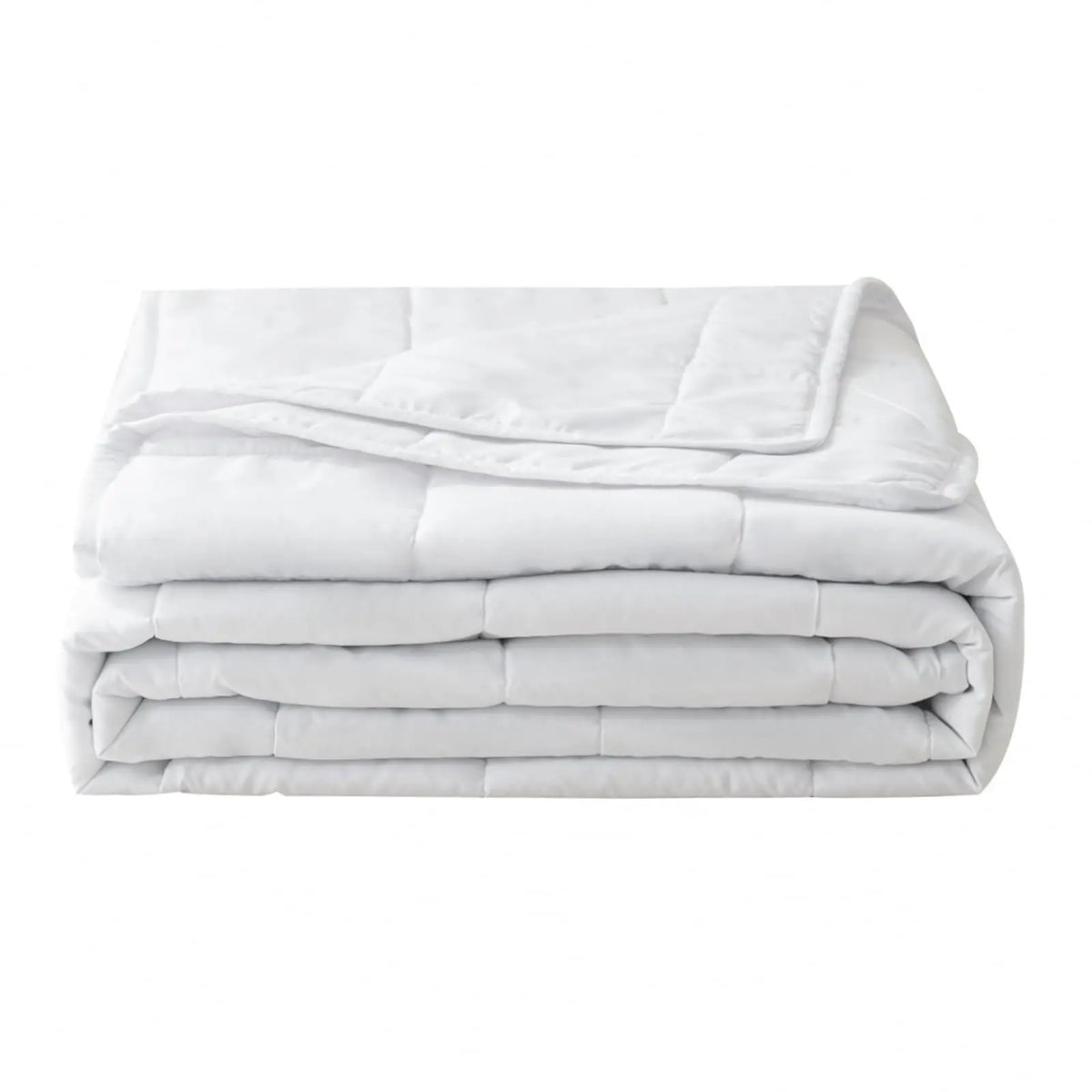 Dessus de lit blanc sans housse pour chambre