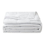 Dessus de lit blanc sans housse pour chambre