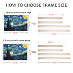 Kit cadre photo toile bois pour décoration murale