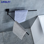 Porte-serviettes brossé nickel noir cuisine