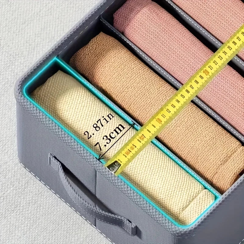 Boîte de rangement tissu avec poignée de transport