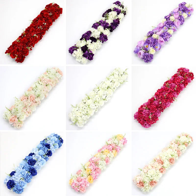 Fleur artificielle en soie blanche pour décoration anniversaire