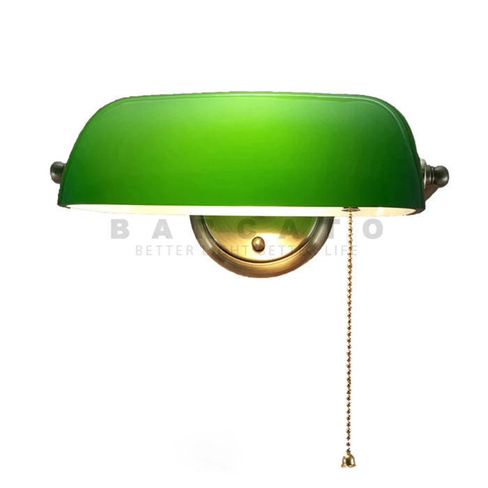 Applique murale LED retro verte vintage pour salon