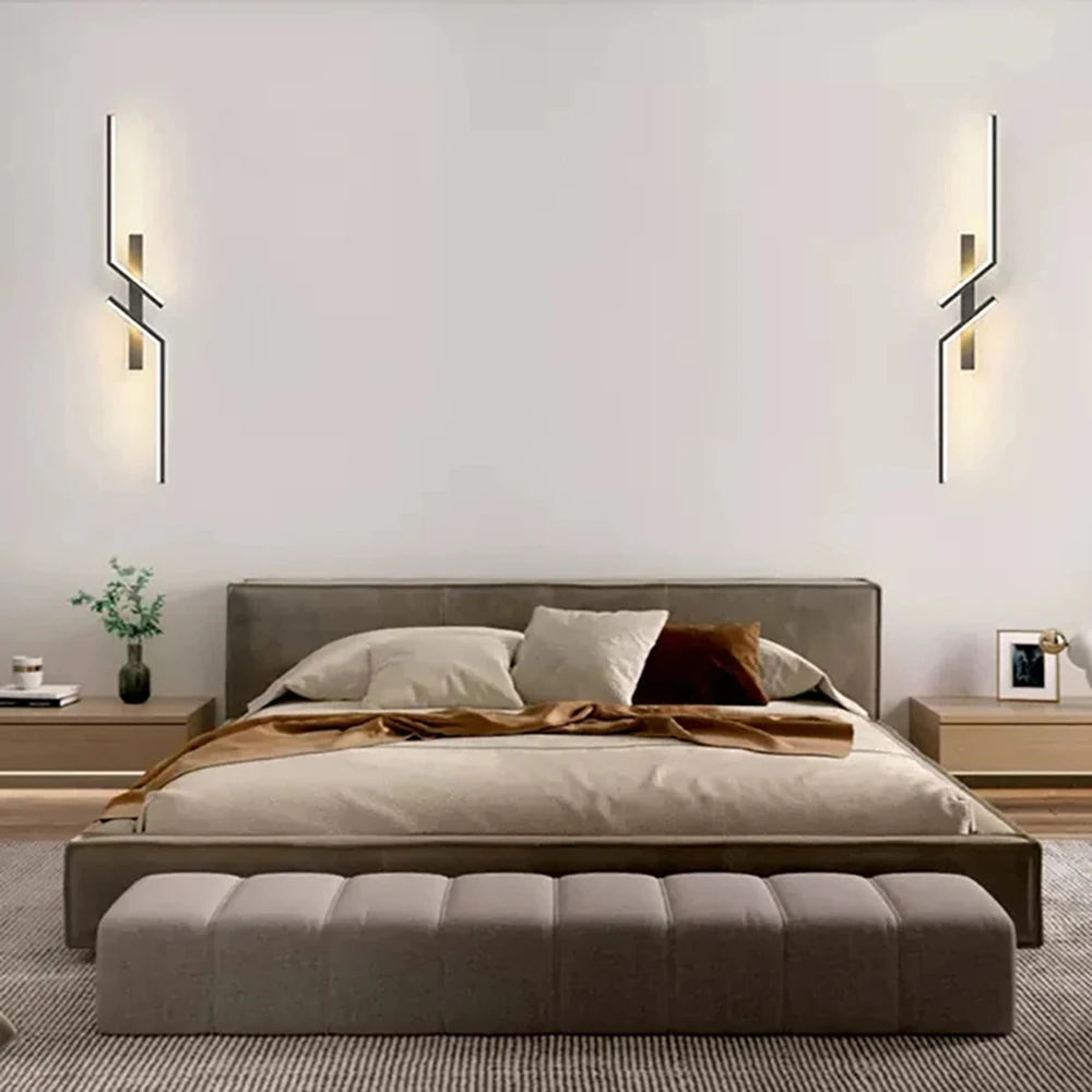 Lampe bande murale blanc chaud installation facile intérieur