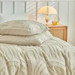 Housse de couette kaki avec taie d'oreiller assortie