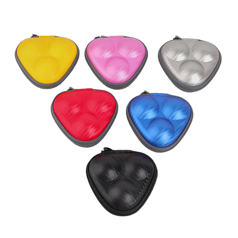 Boîte de protection noire pour 3 balles de tennis de table