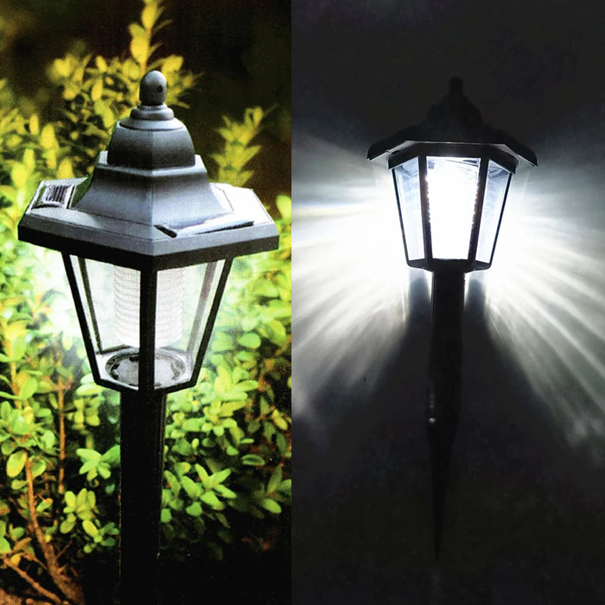 Éclairage LED de l'applique murale solaire la nuit