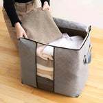 Intérieur du sac de rangement avec fermeture éclair détaillée