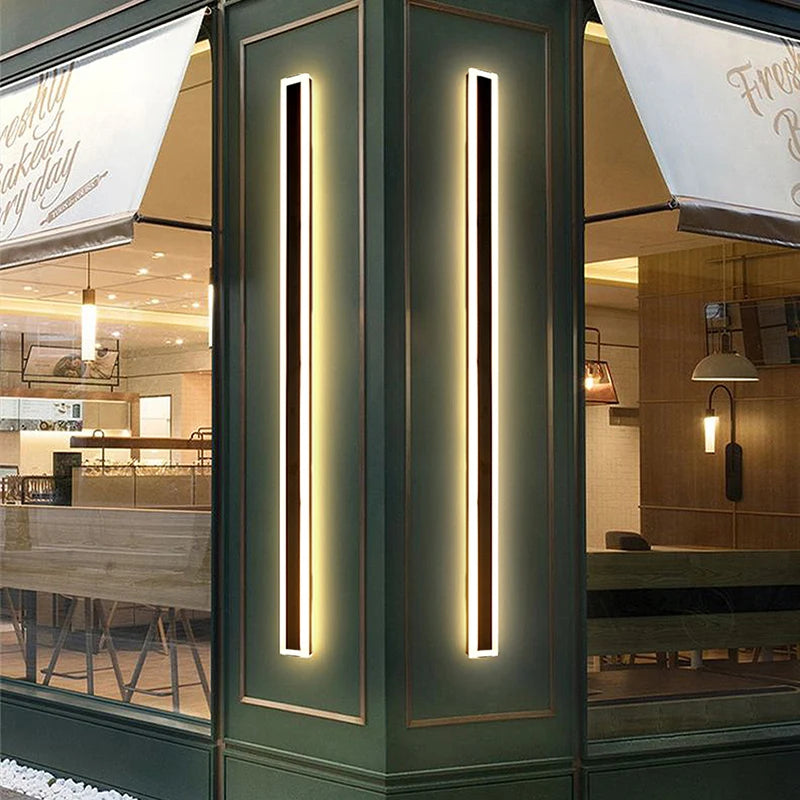 Applique murale LED blanche avec lumière variable pour porche