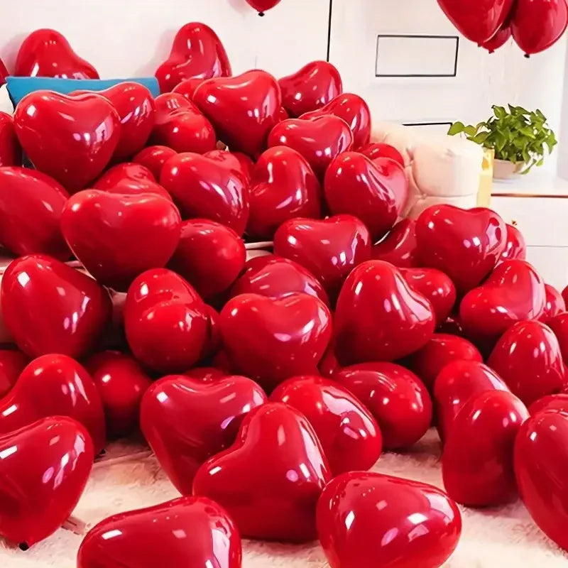 Ballon rouge love pour proposition mariage