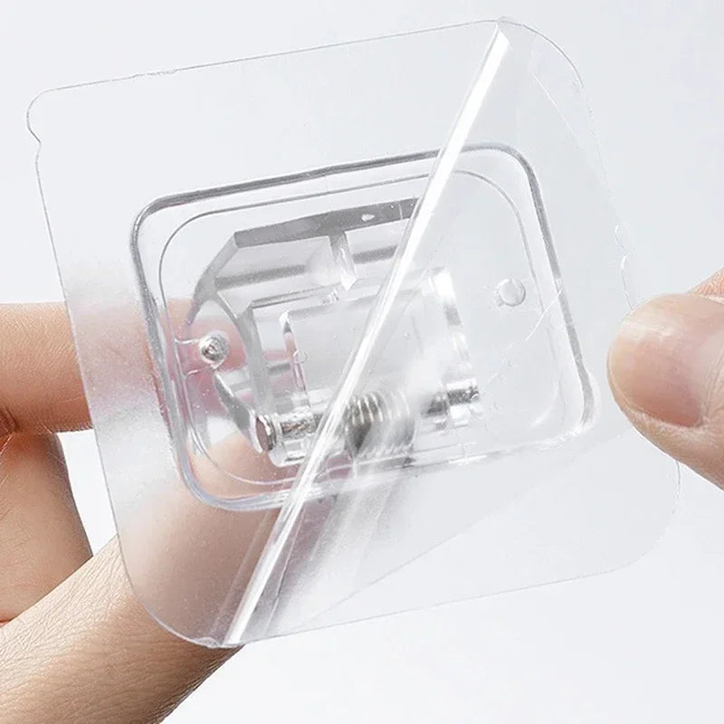 Support réglable télescopique en ABS pour rangement domestique