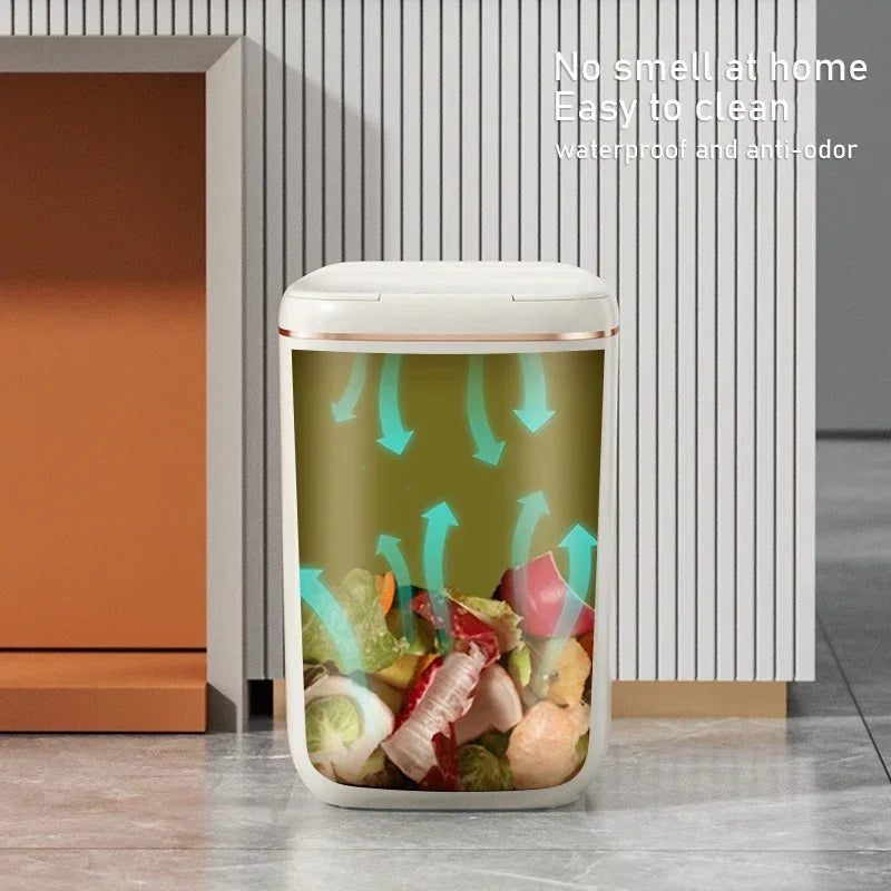 Poubelle design noir pour cuisine