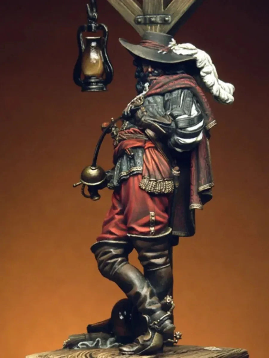 Figurine miniature résine non peinte pirate chevalier 1/24 Ombre Interieur