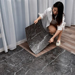 Sticker sol marbre PVC gris clair