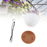 Jardinière suspendue gris foncé design