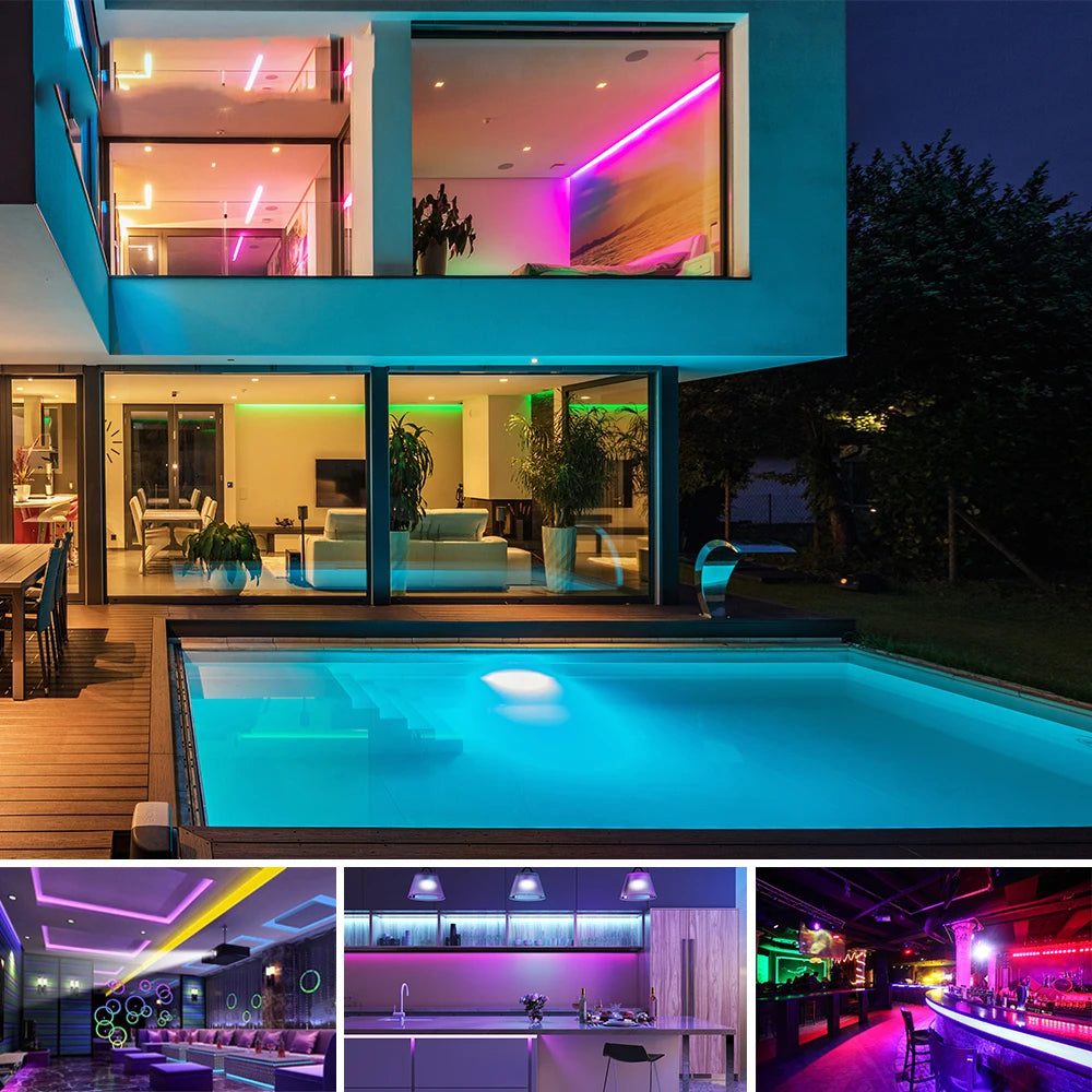 Contrôle ruban LED via application smartphone
