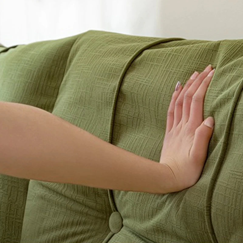 Vue de côté du coussin de tête de lit illustrant son support multi-étapes