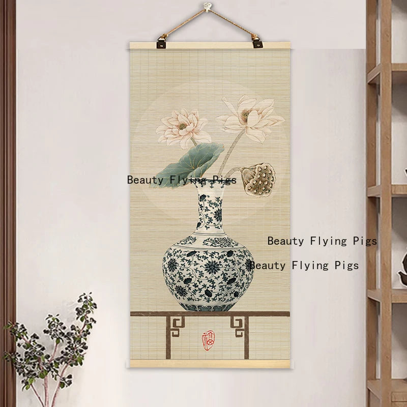 Peinture décorative bambou pour salon