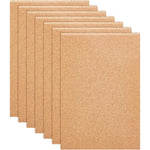 Feuille de liège adhésive 30x21cm couleur chêne rouge