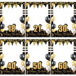 Cadre photo booth personnalisable pour anniversaire en carton décoratif