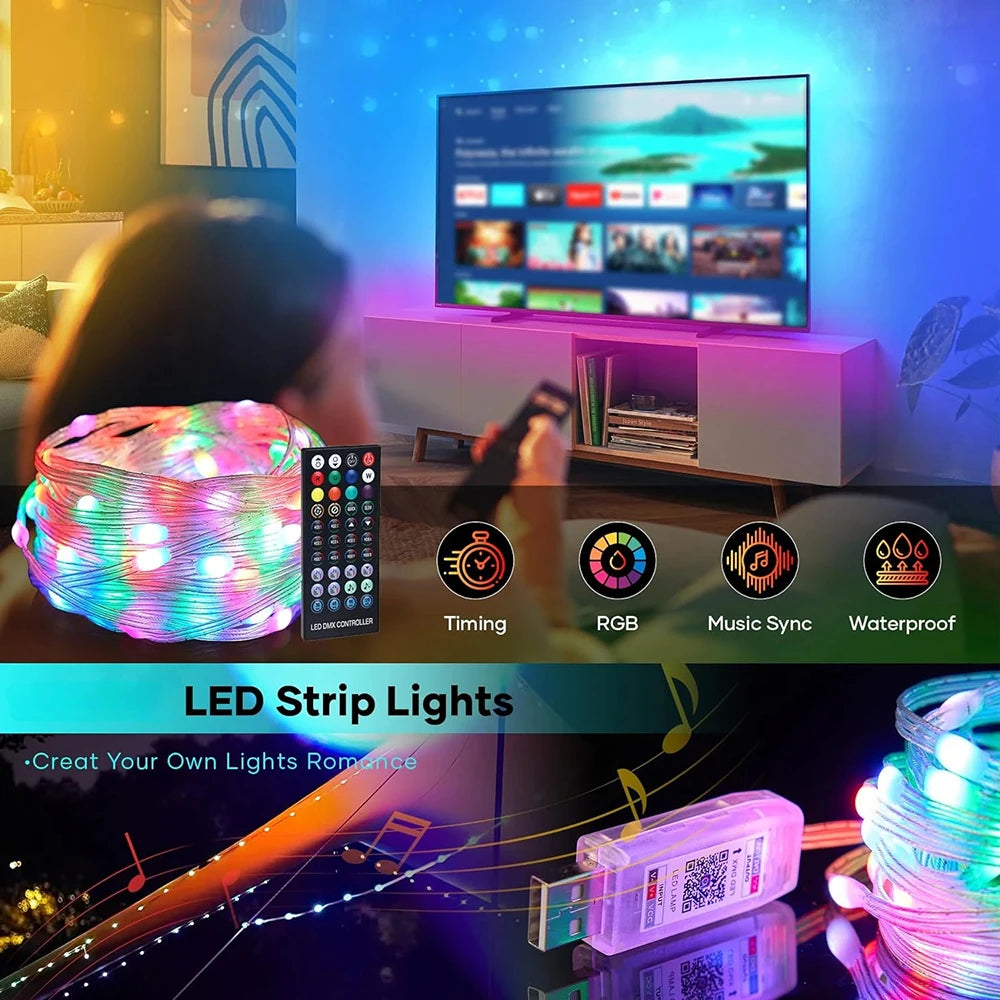 Contrôle Bluetooth des couleurs et effets