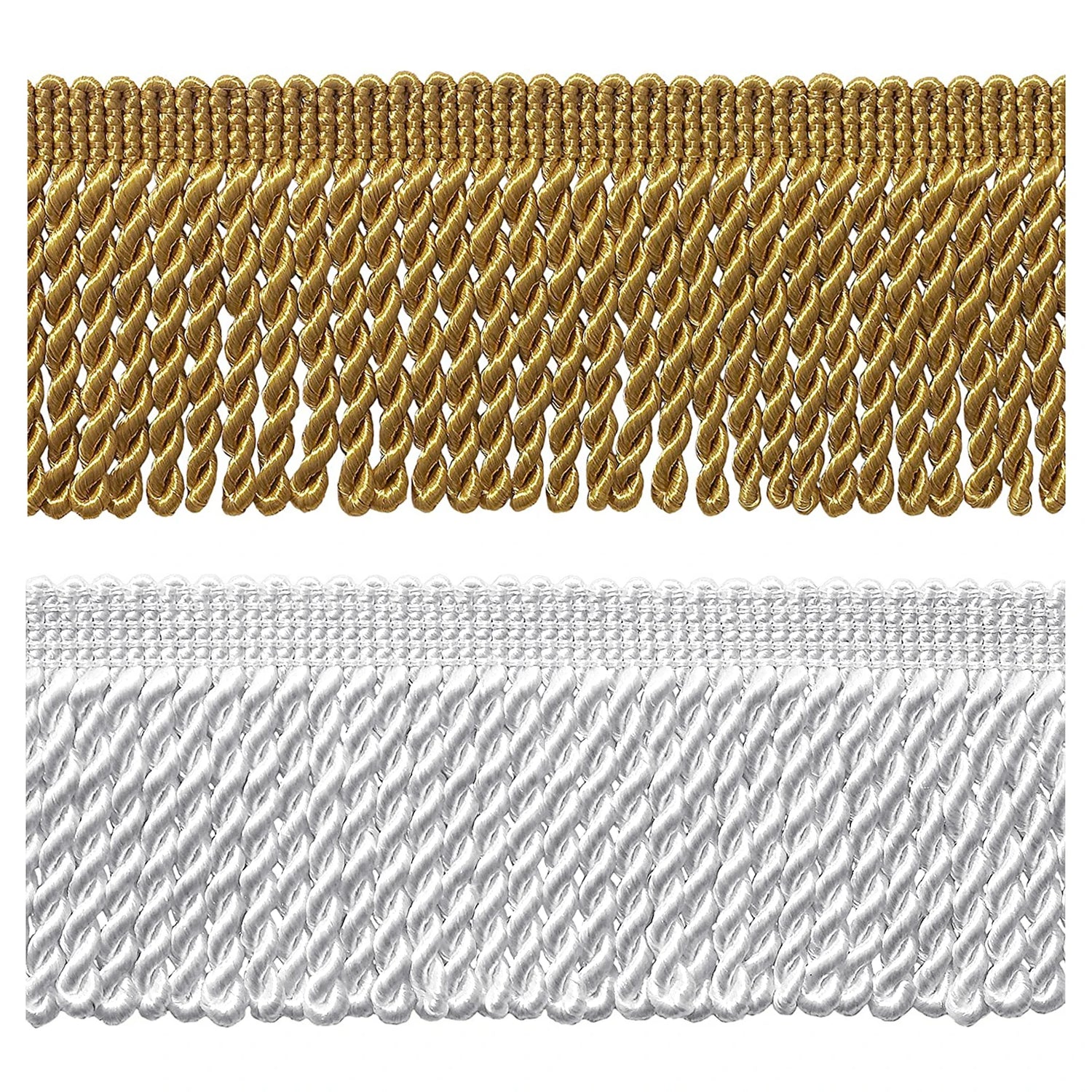 Franges rideau en polyester pour décoration intérieure