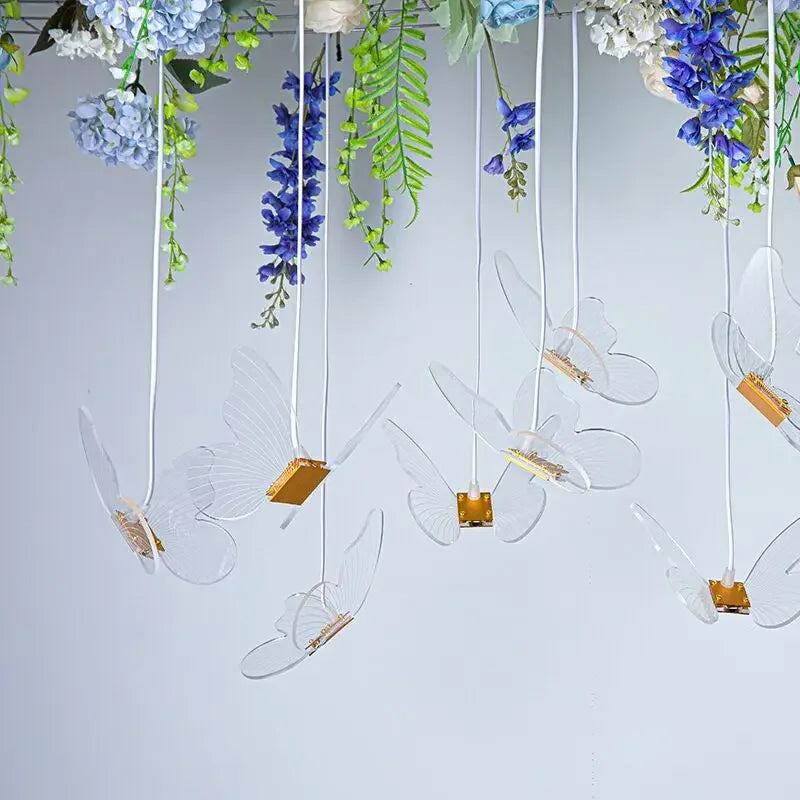 Guirlande LED papillon taille XL plafond