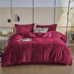 Housse de couette flanelle bleu marine literie