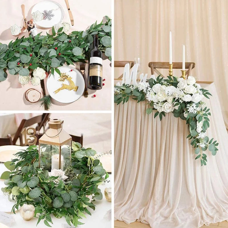 Décoration intérieur avec guirlande eucalyptus artificiel