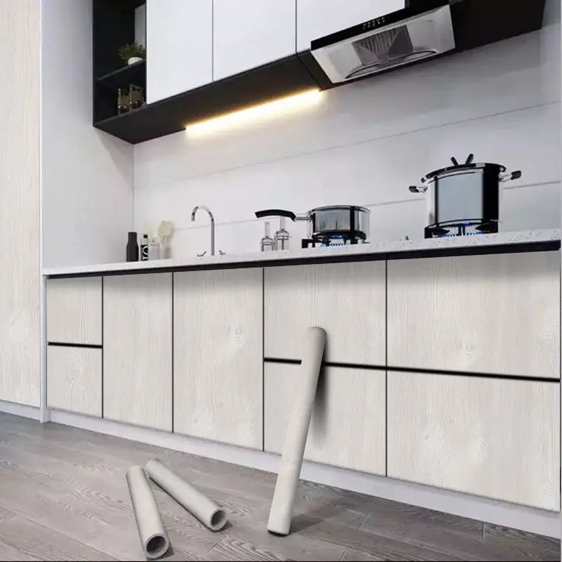 Détail du motif bois du sticker autocollant pour décoration intérieure
