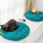 Coussin rond assise confortable intérieur