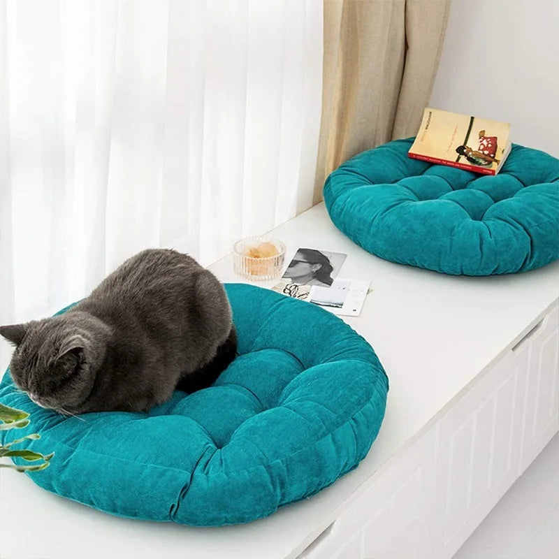 Coussin rond assise confortable intérieur