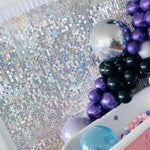 Kit de 64 carrés à paillettes pour créer un arrière-plan photo festif