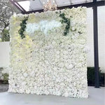 Mur de fleurs multicolores pour décoration d'intérieur