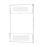 Cadre photo acrylique A5 blanc mural sans perçage