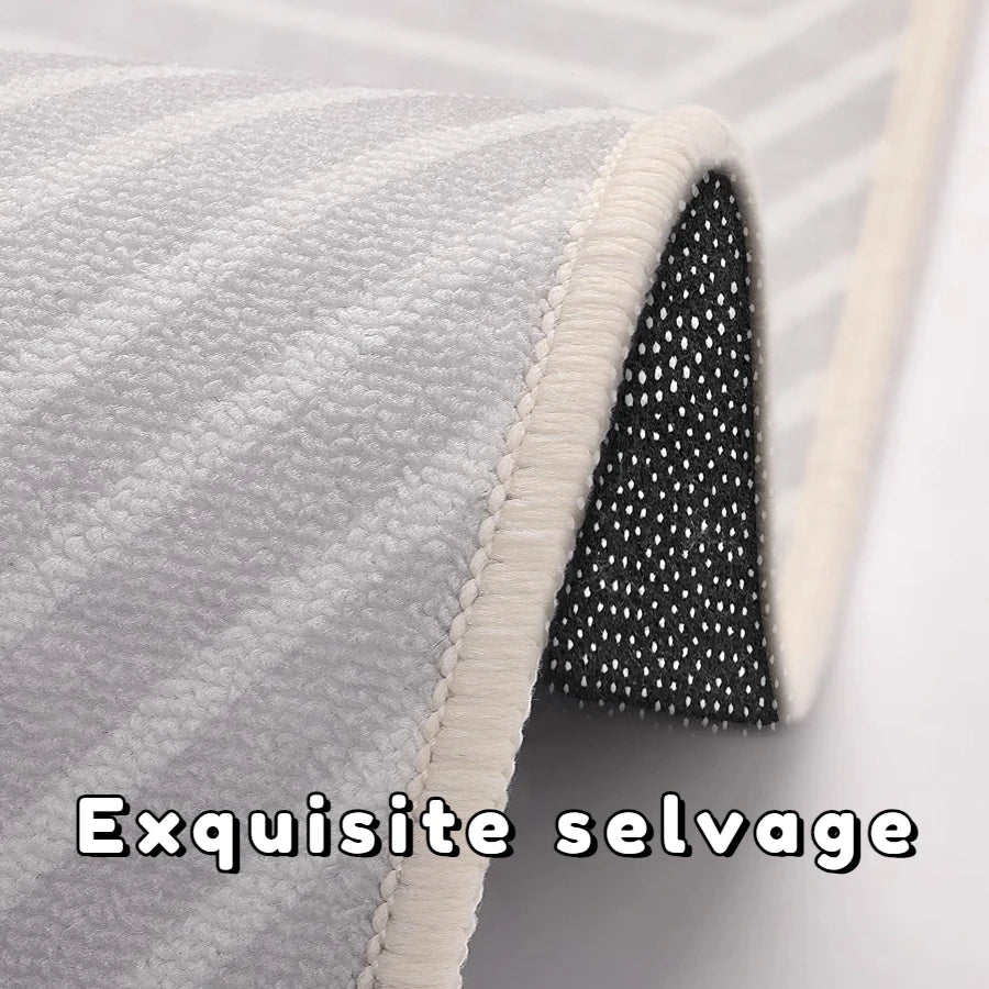 Tissu gris moelleux et doux avec des points noirs et blancs élégants.