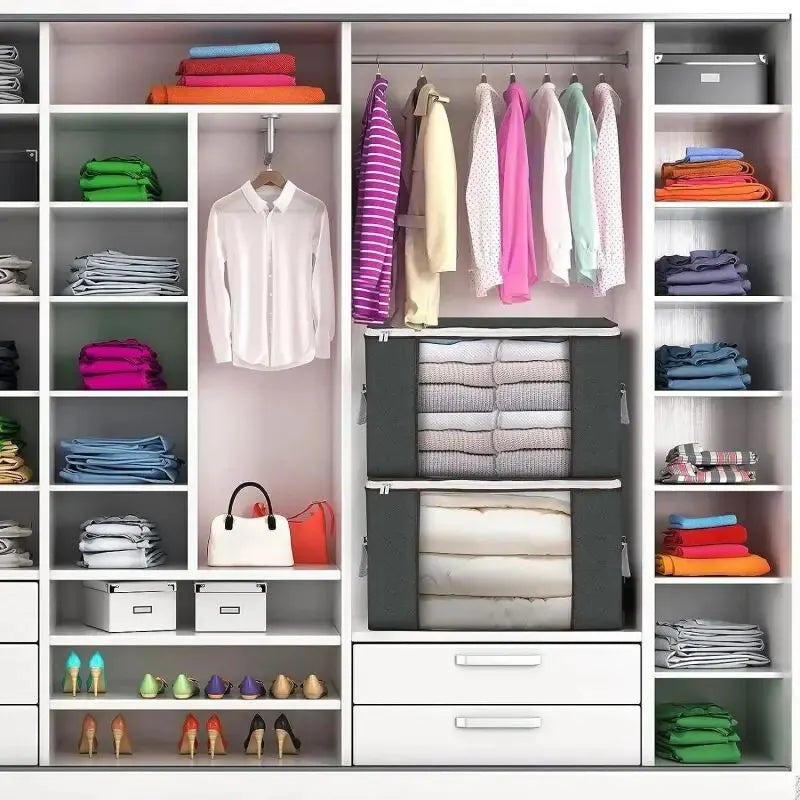 Housse de rangement rectangulaire pour organisation sous lit