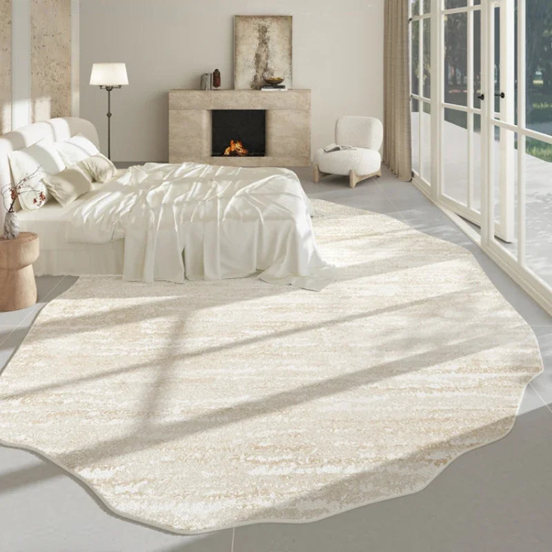 Tapis marbre dans salon moderne